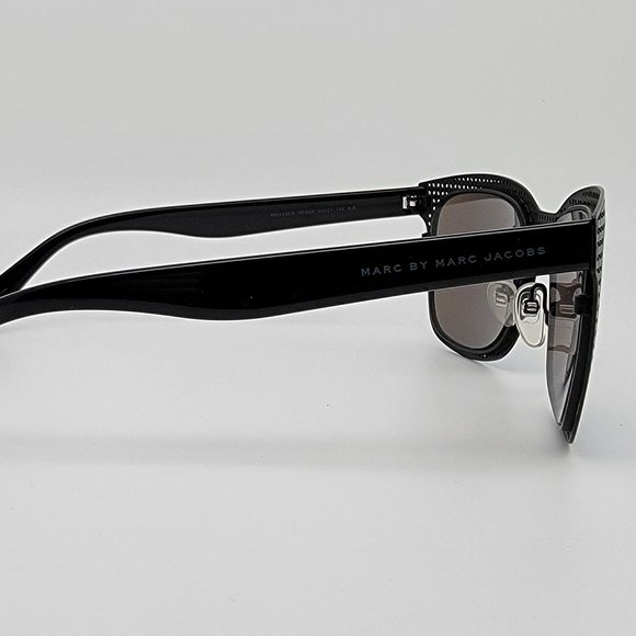 Marc by Marc Jacobs MMJ436/S Black Frame Blue Mirror Lens Sunglasses w/ Case main image 13